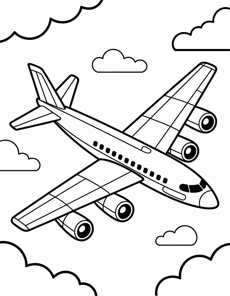 army airplane coloring page