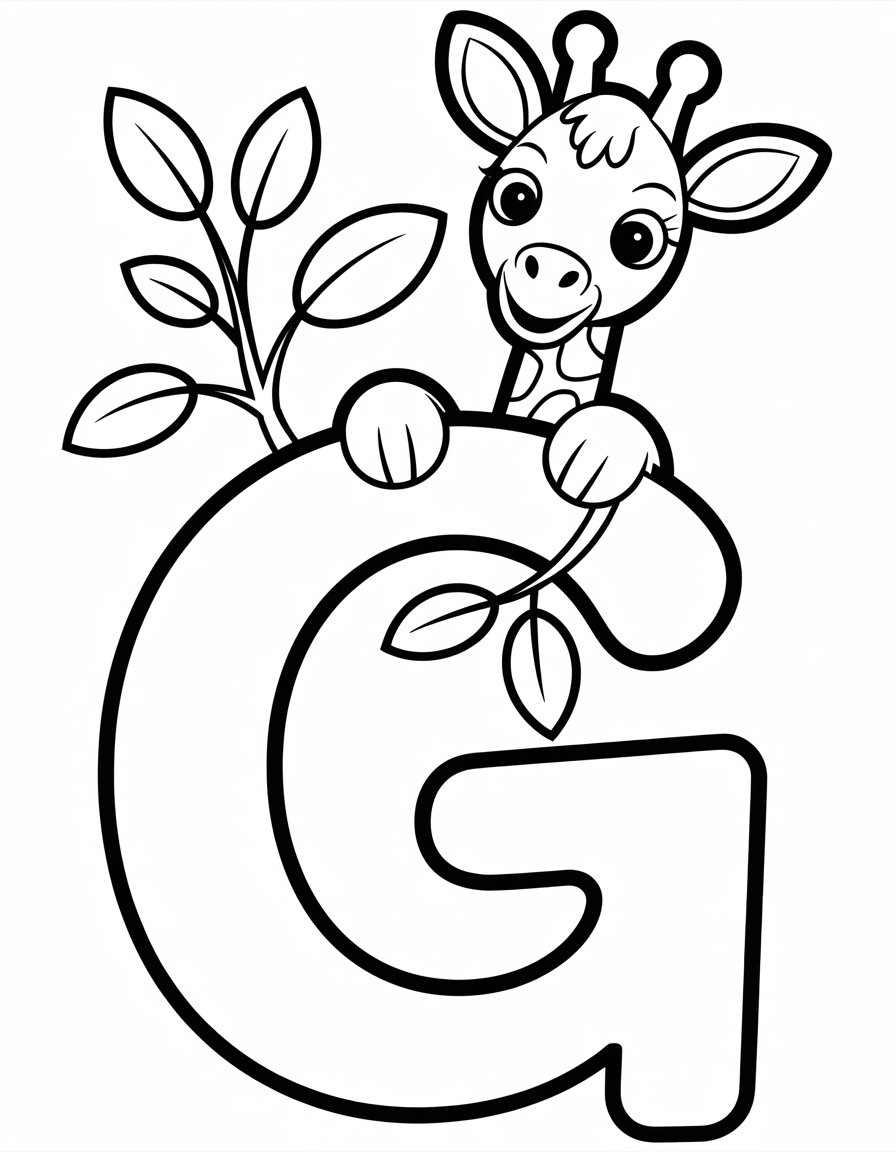 letter g coloring page