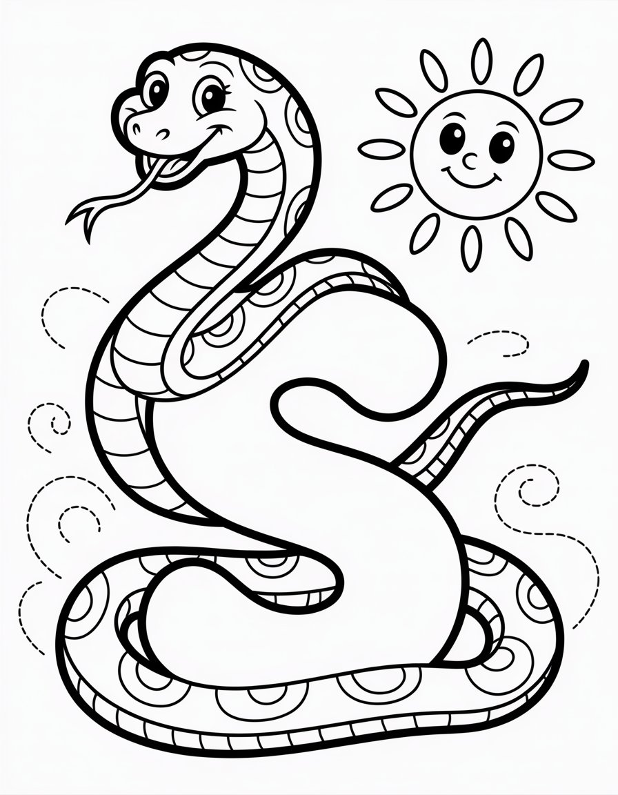 letter s coloring page