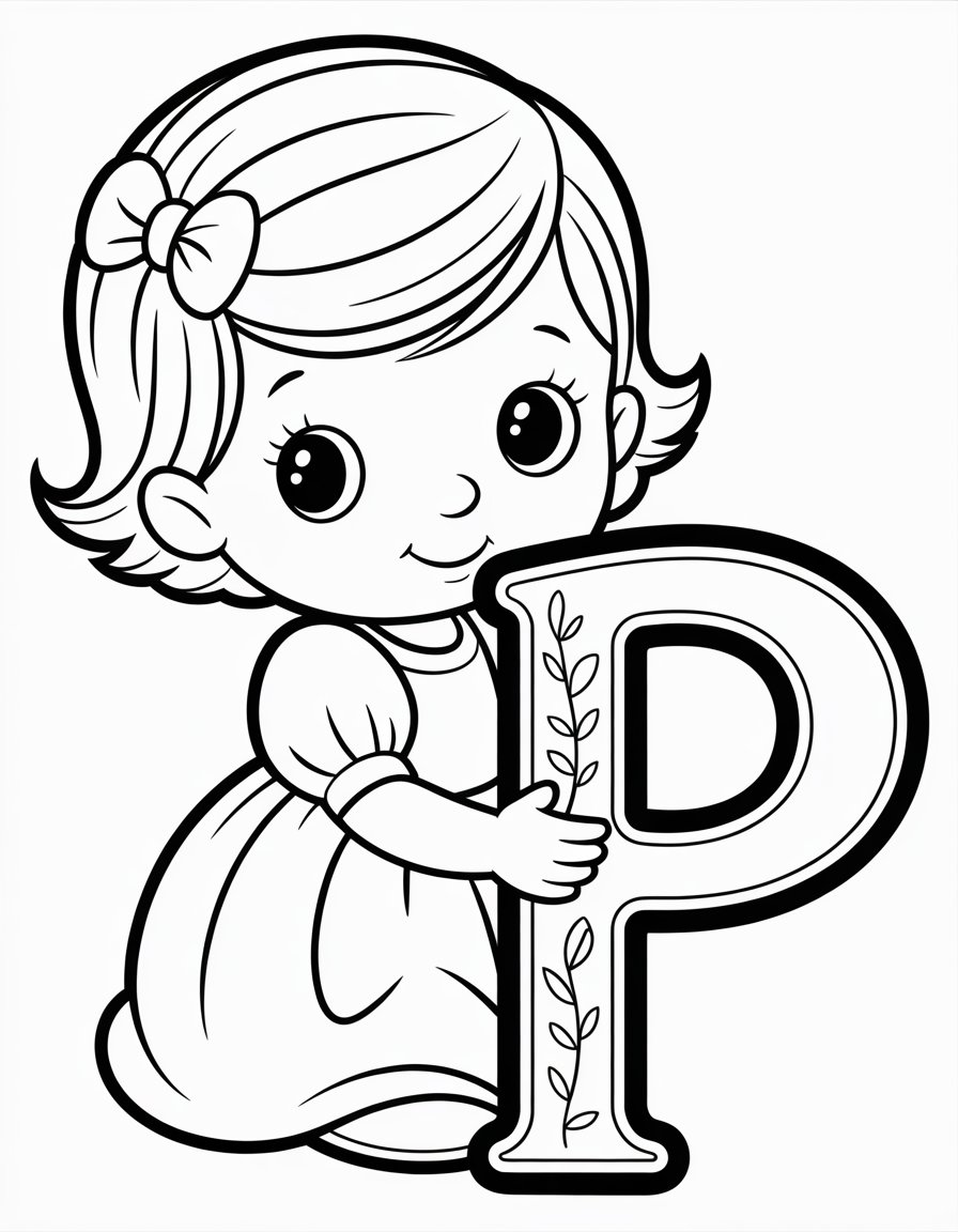 precious moments alphabet coloring page