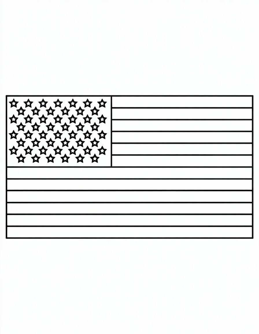 printable american flag