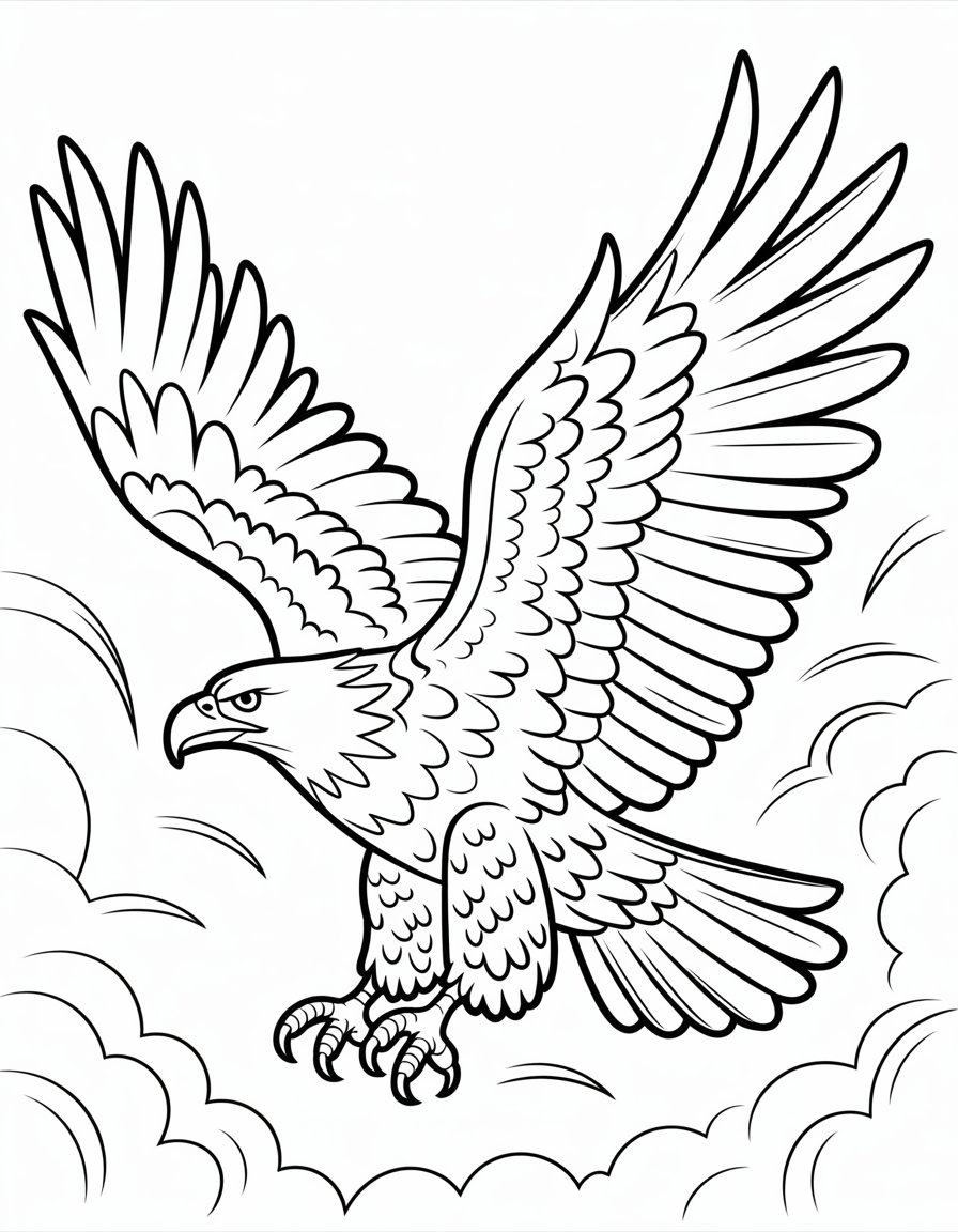 realistic bird coloring page