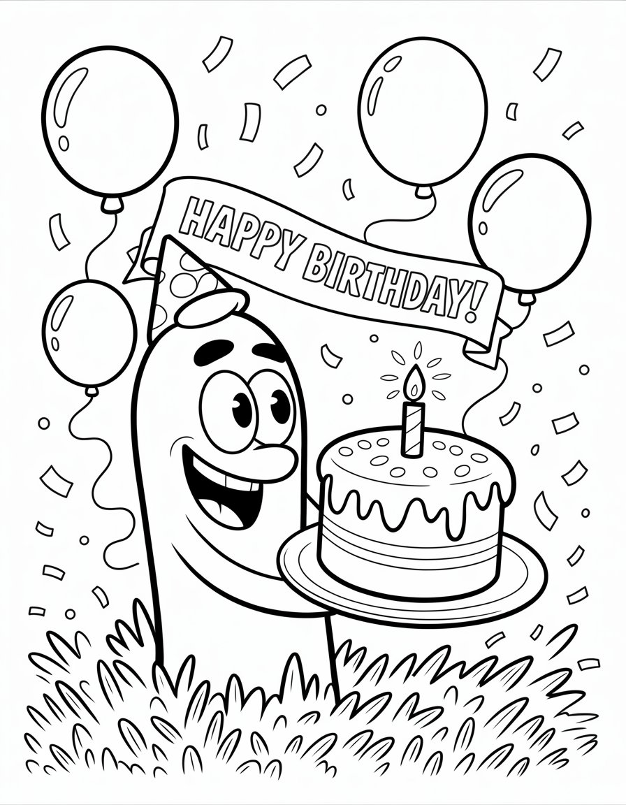fortnite birthday coloring page