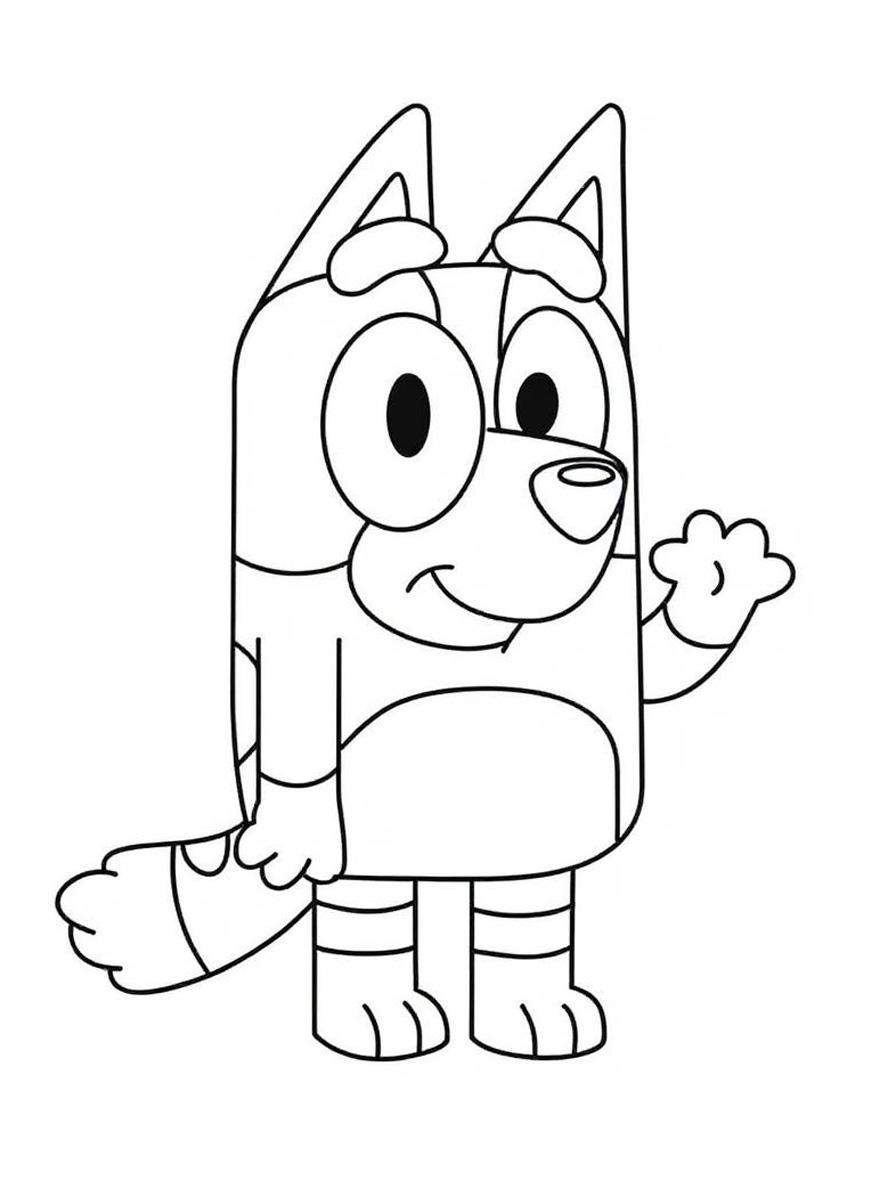 Bluey Coloring Pages