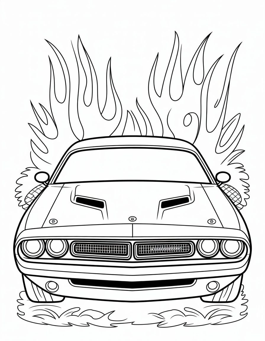 challenger coloring page