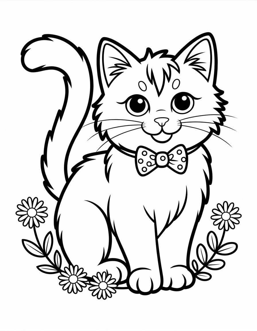 Cat Coloring Pages