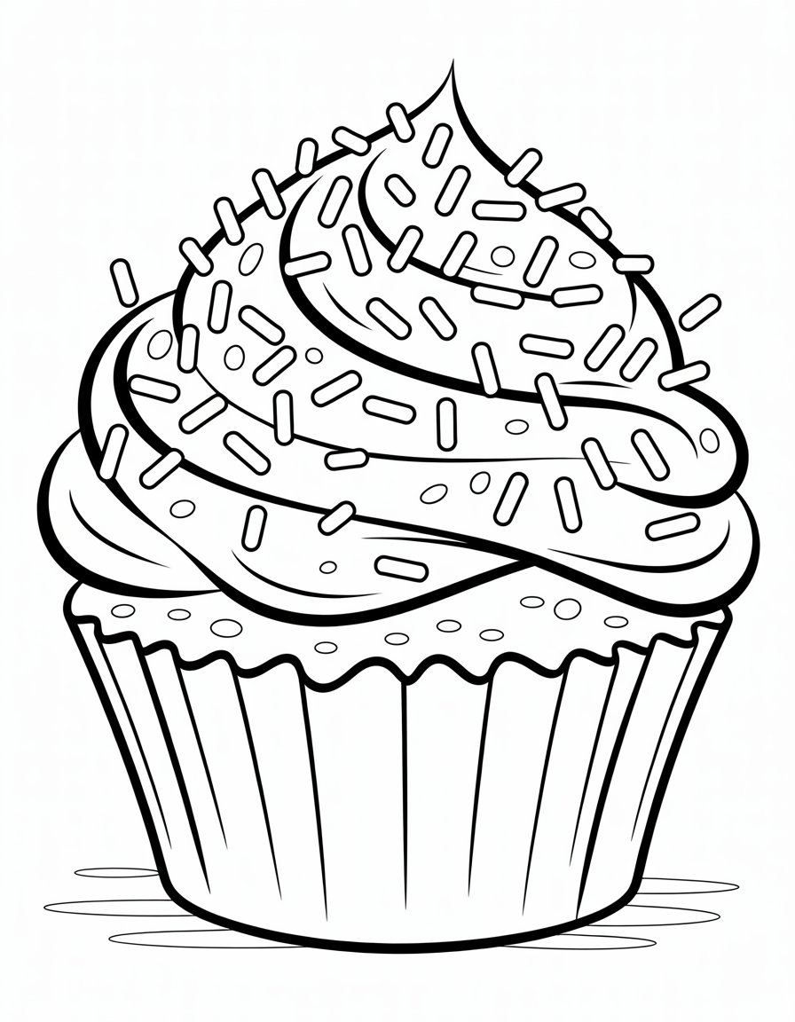 sprinkles coloring page