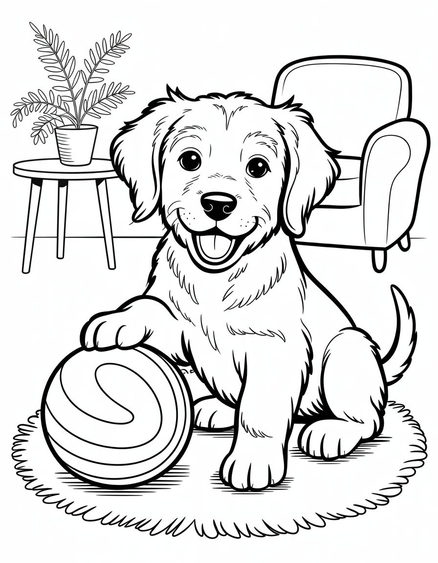 pet coloring page