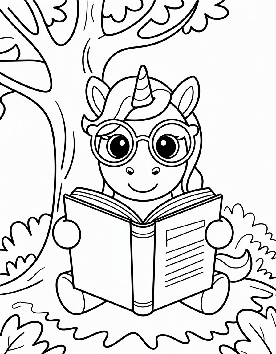 Bookworm Unicorn