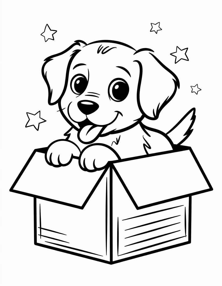 Box Fort Puppy