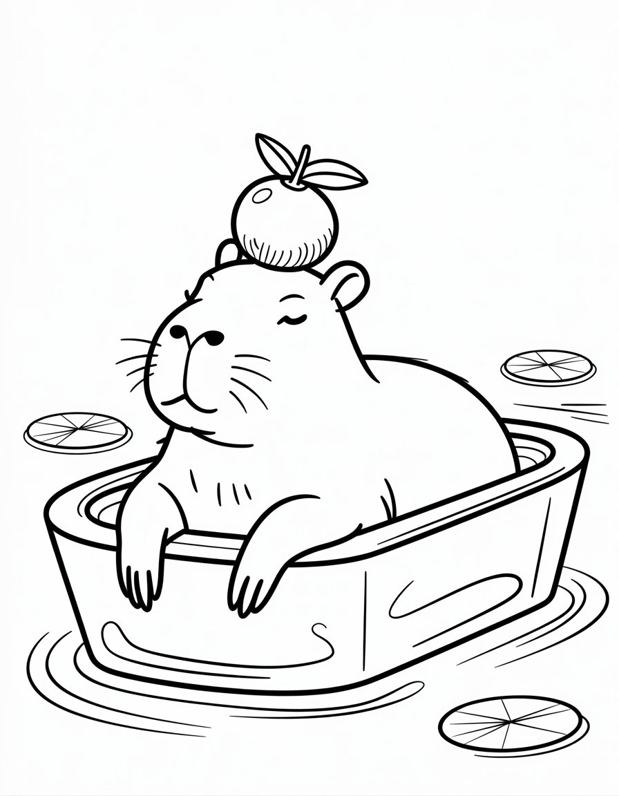 Capybara's Spa Day