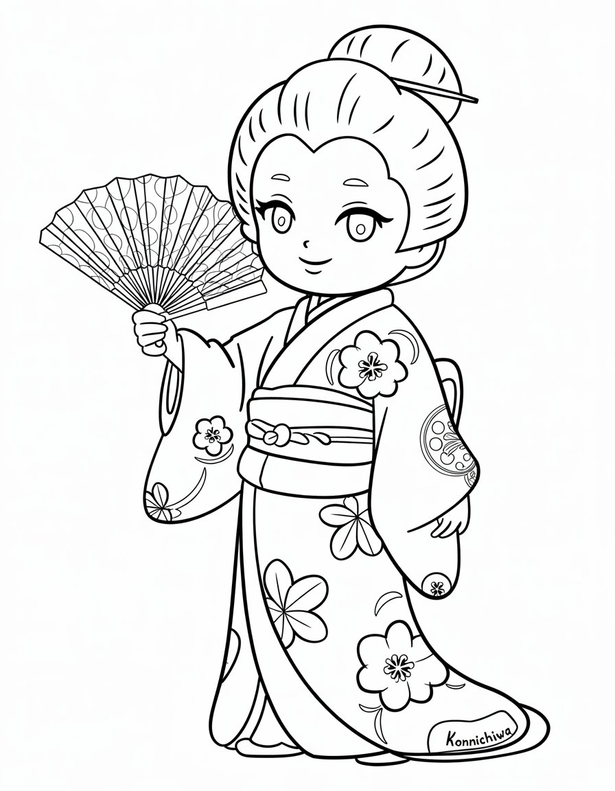 Chibi in Kimono