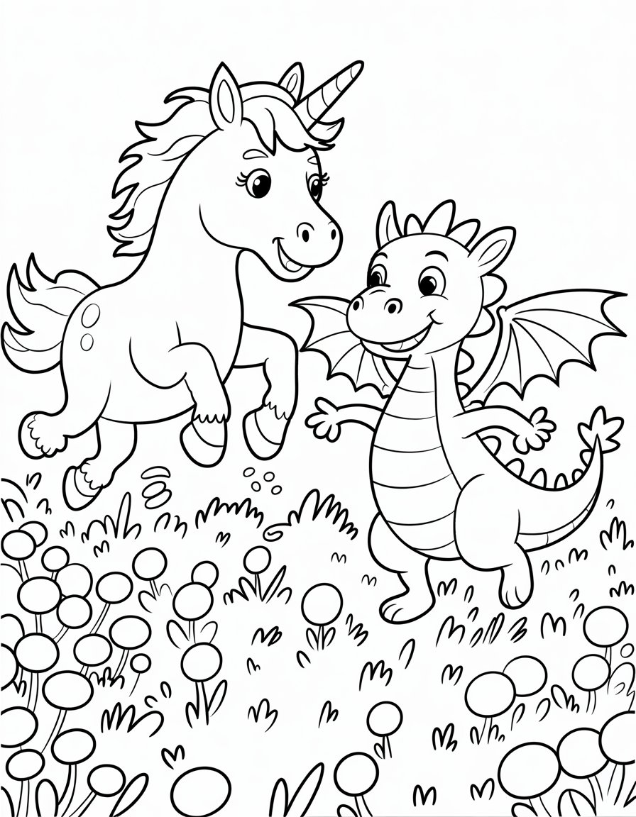 Dragon Playmate Unicorn