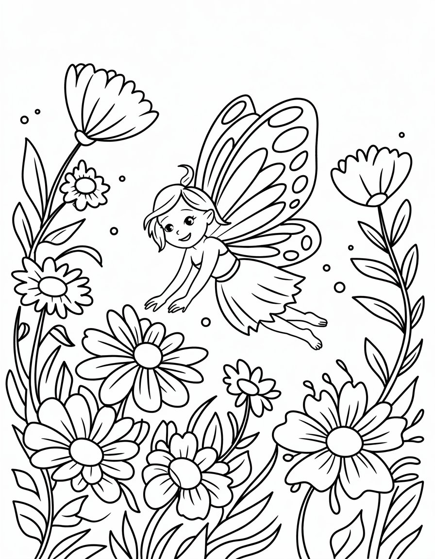 Fluttering Flower Fairy