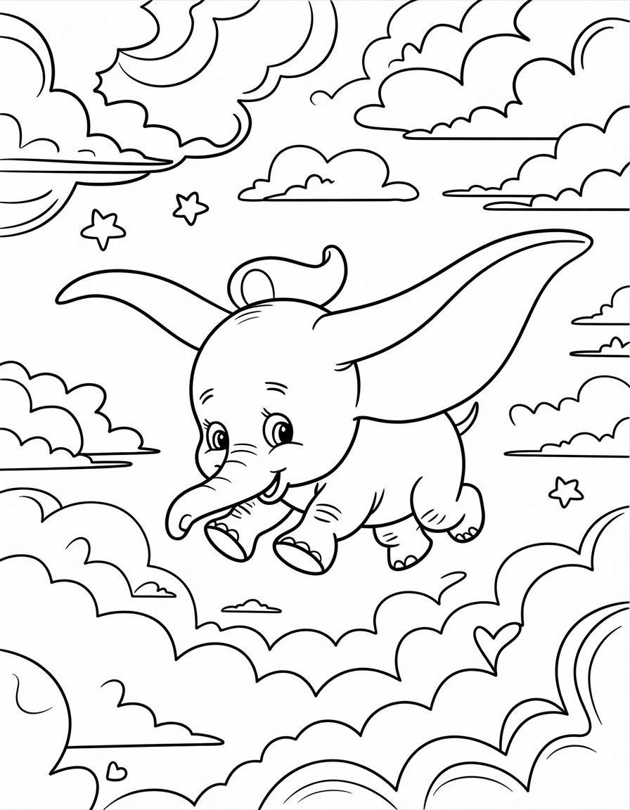 Flying Baby Dumbo