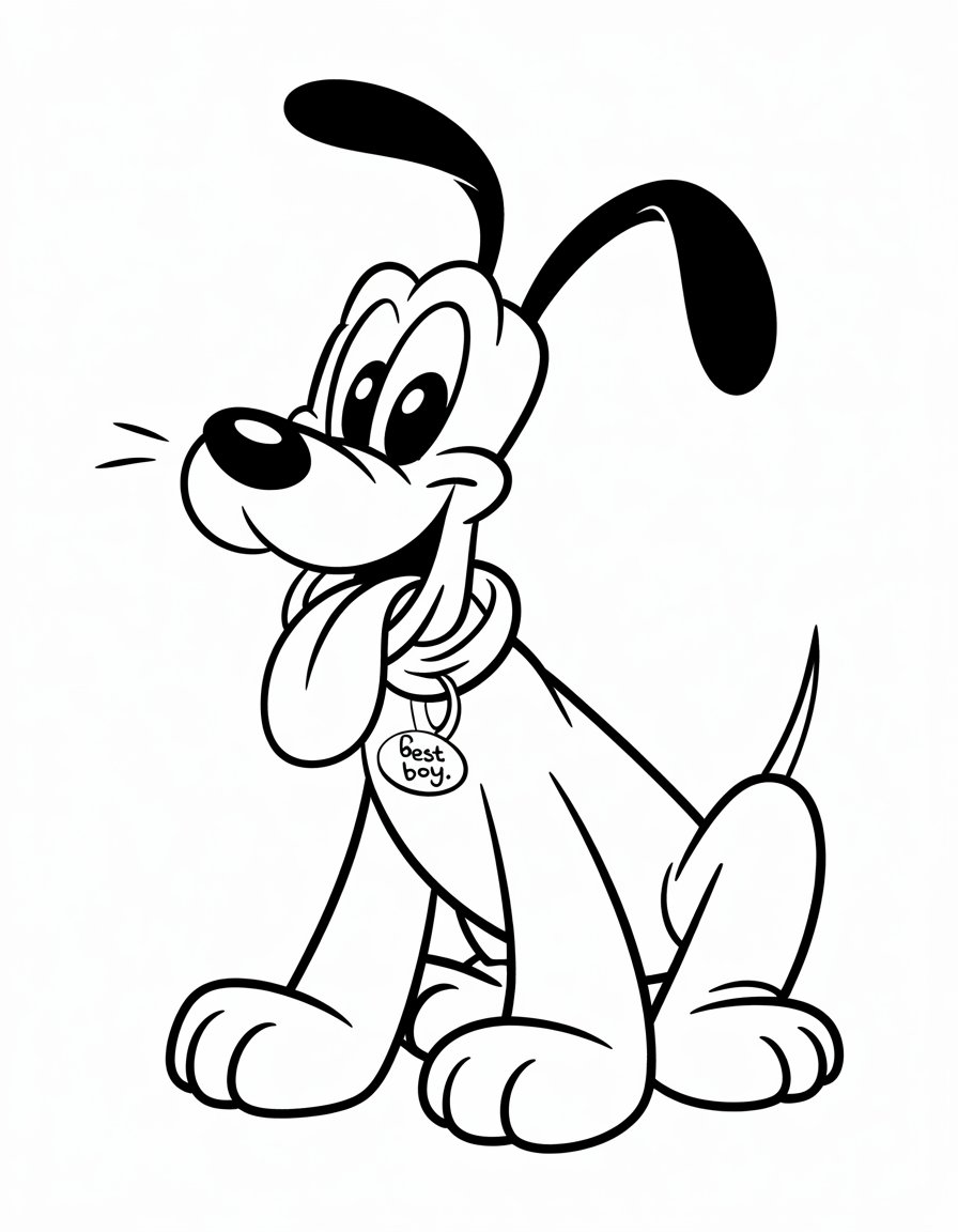 Happy Pluto's Wagging Tail
