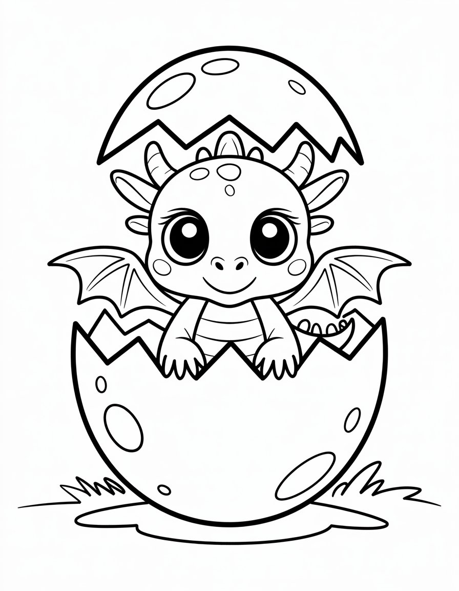 Hatching Baby Dragon