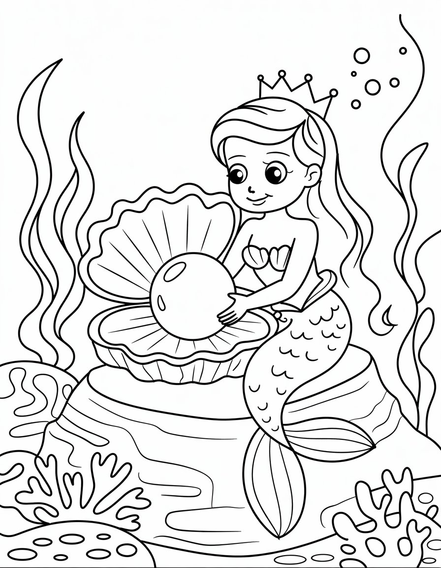 Mermaid Princess's Pearl
