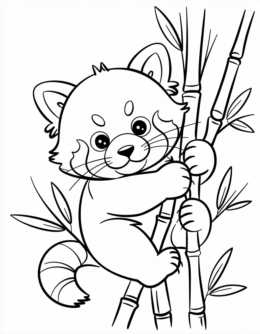 Peeking Red Panda Pal
