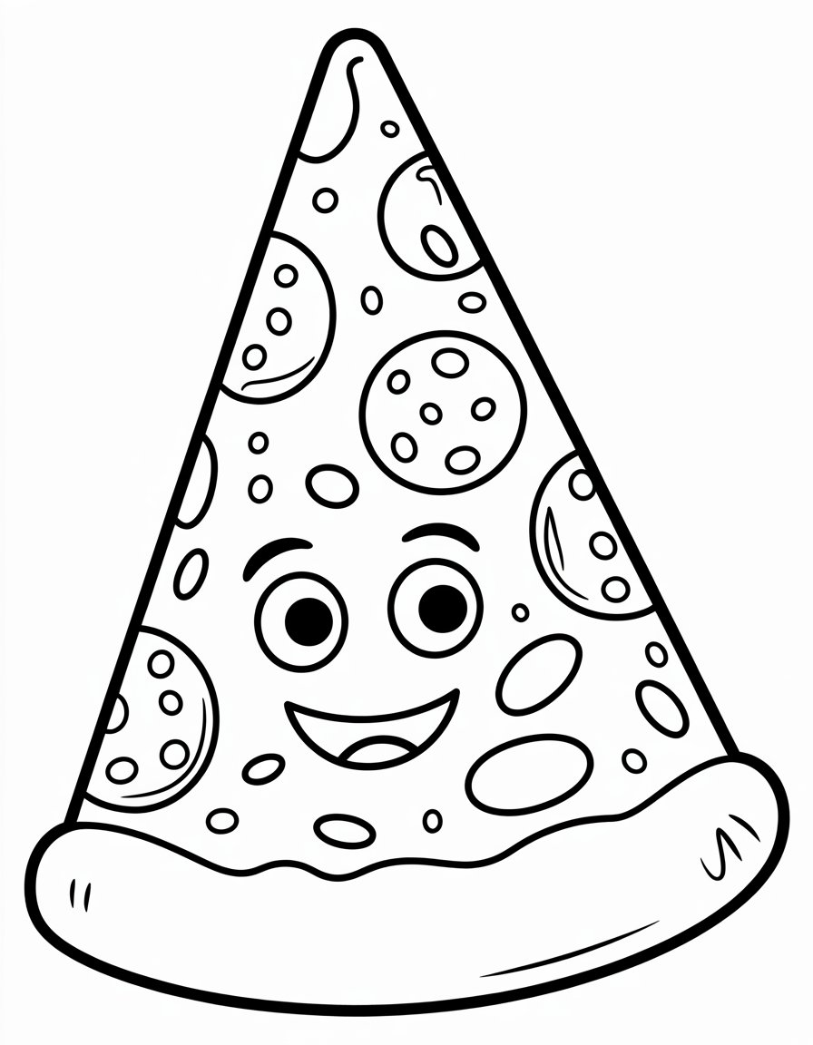 Playful Pizza Slice Pal