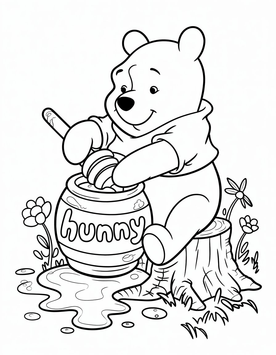 Pooh Bear's Honey Pot Treat