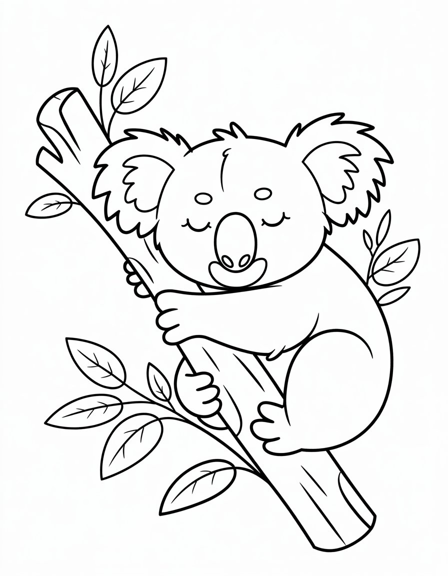 Sleepy Koala Cuddle