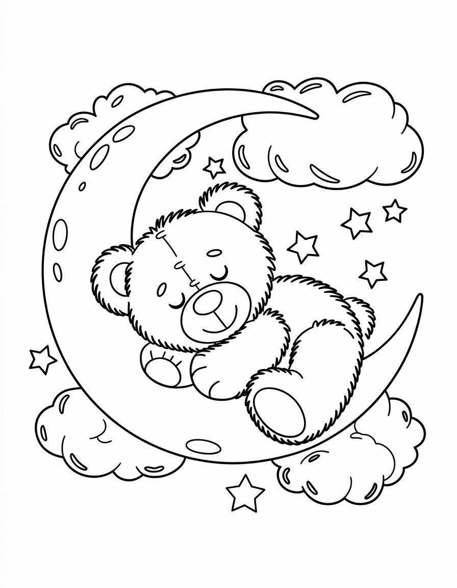 Sleepy Moon Bear
