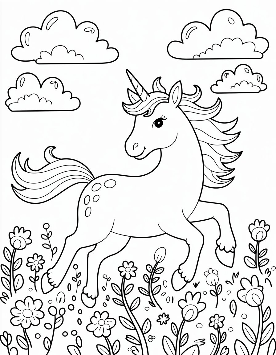 Sparkling Unicorn Prance