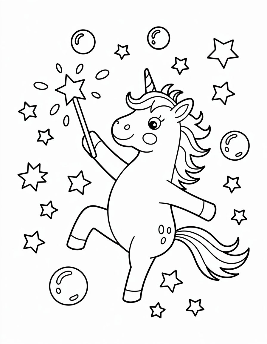 Waving Wand Unicorn