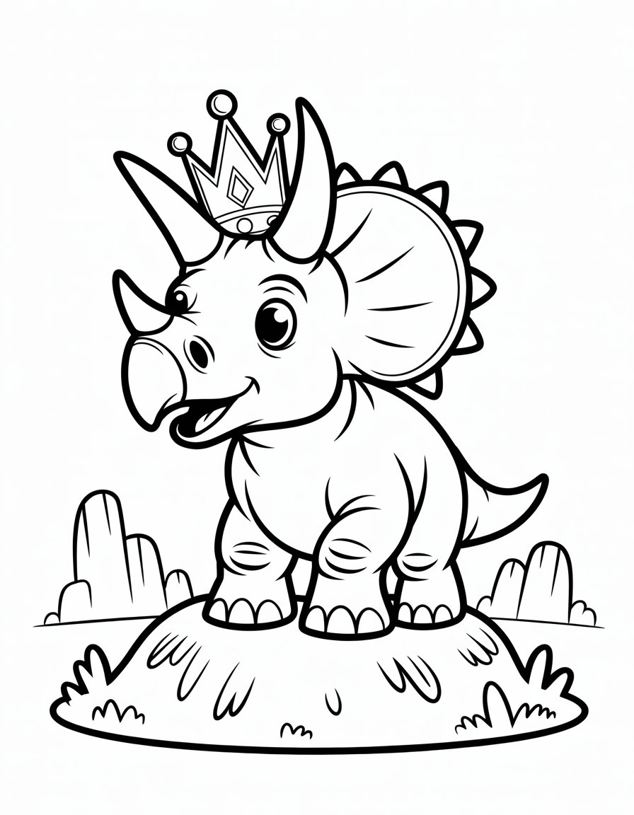 dinosaur king coloring page