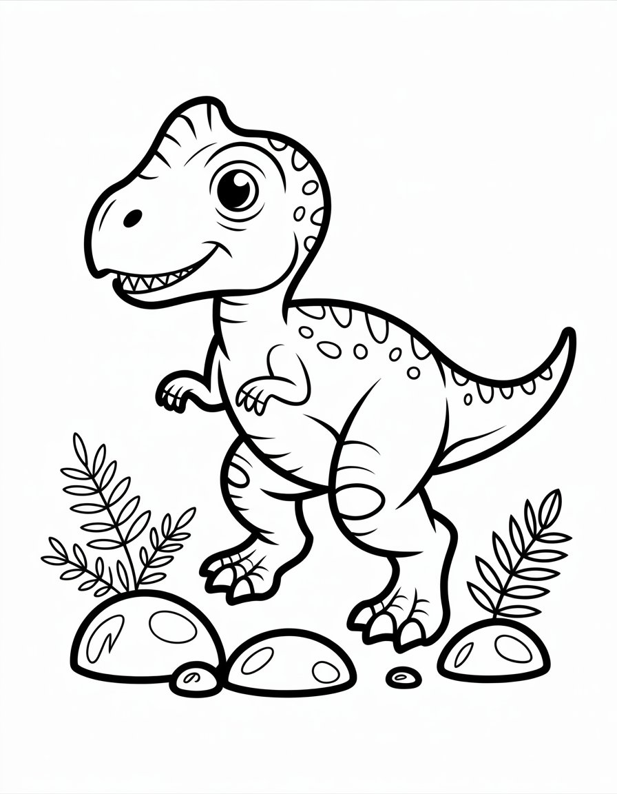 pachycephalosaurus coloring page