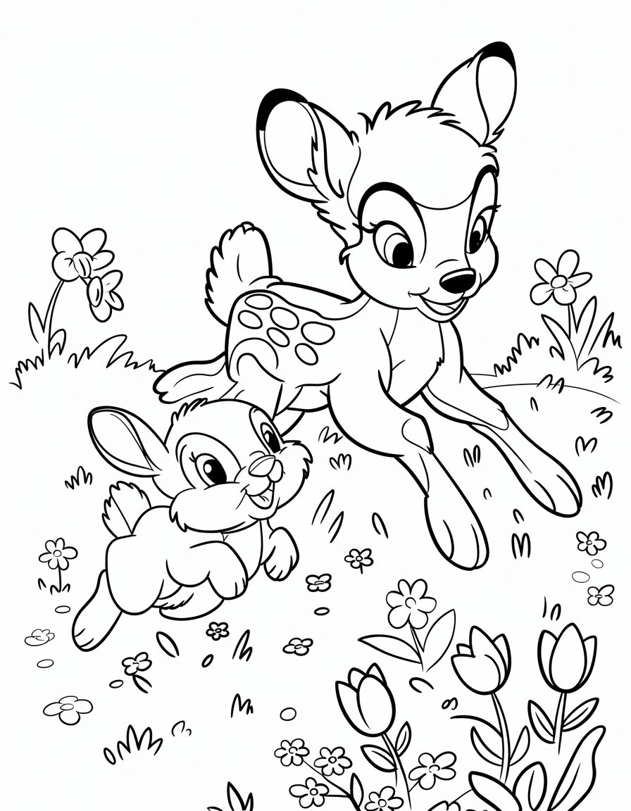 Bambi and Thumper's Easter Hop