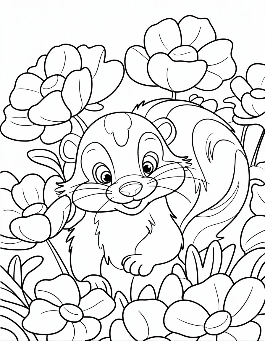 Bashful Flower the Skunk