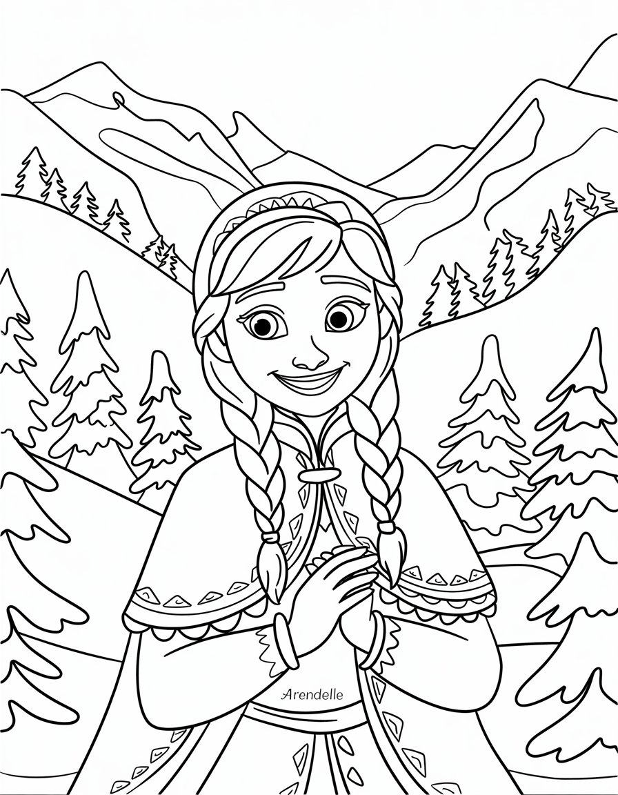 Cheerful Princess Anna