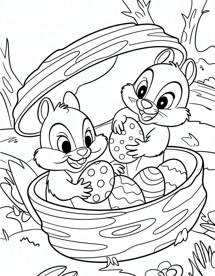 Chip 'n' Dale's Secret Easter Stash