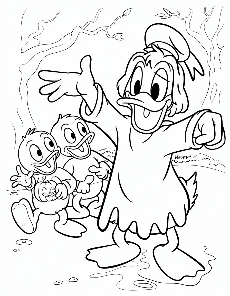 Donald's Spooky Ghost Prank