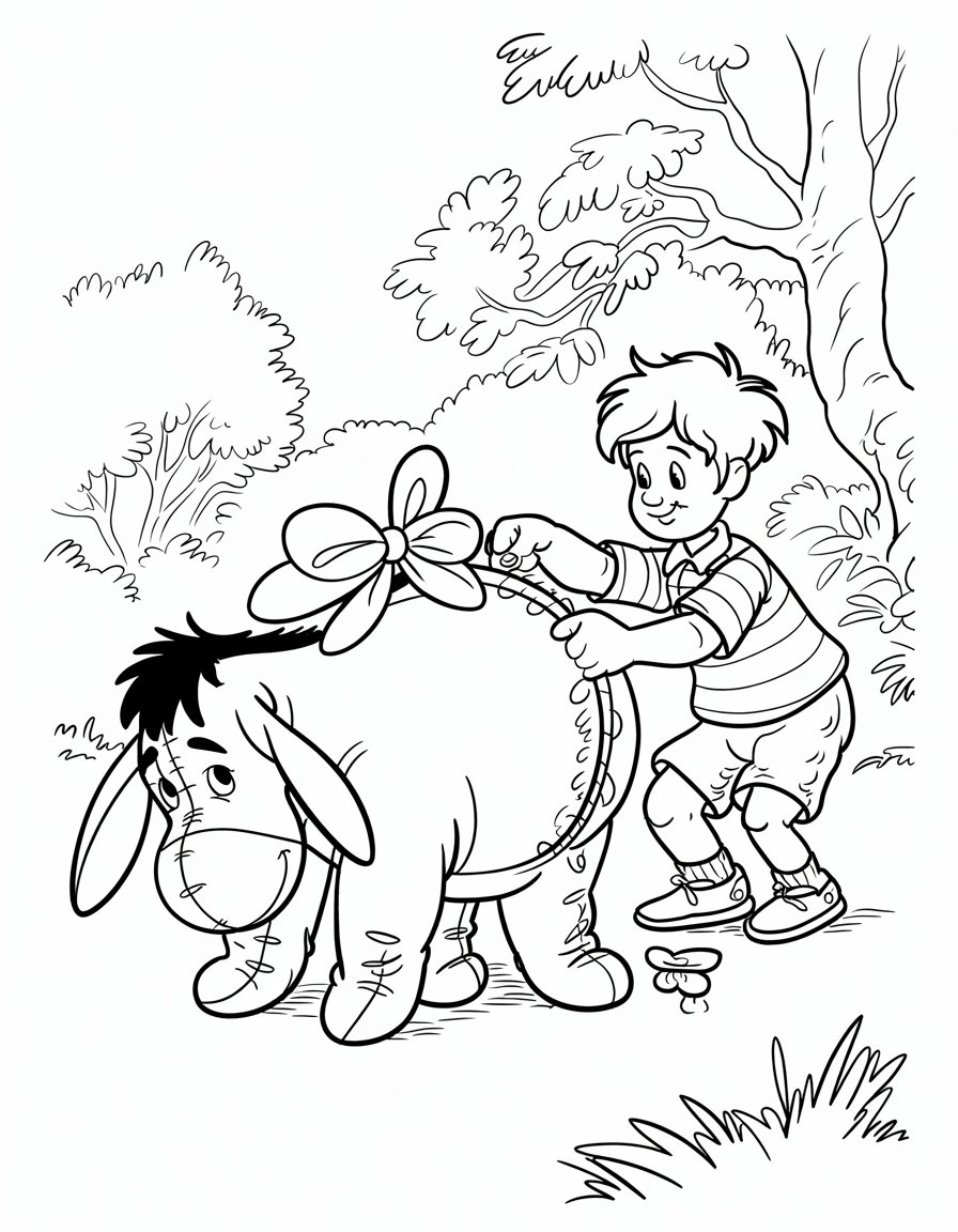 Eeyore and His New Tail