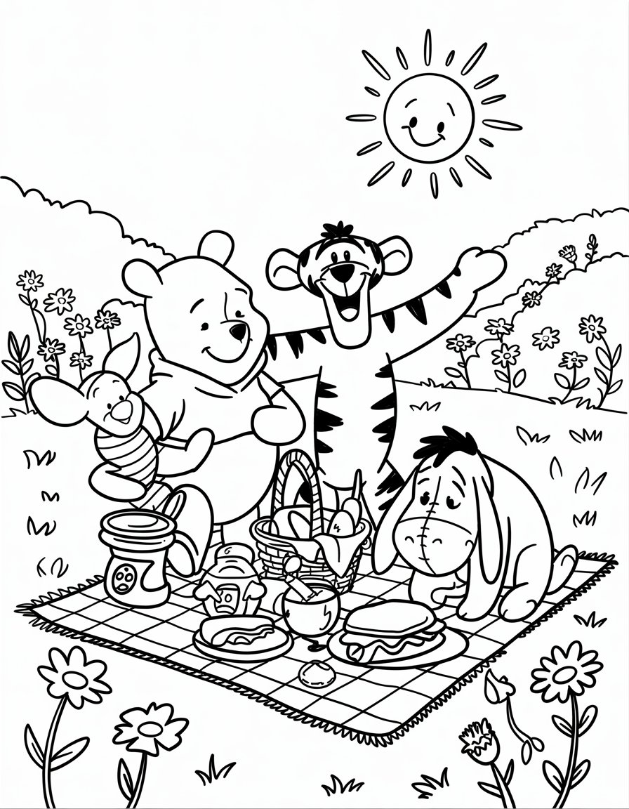Hundred Acre Wood Picnic