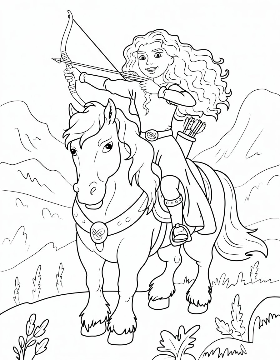 Merida's Archery Practice