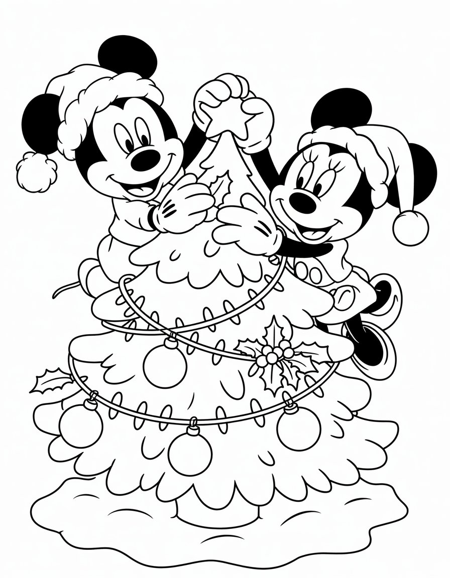 Mickey & Minnie's Christmas Tree Fun