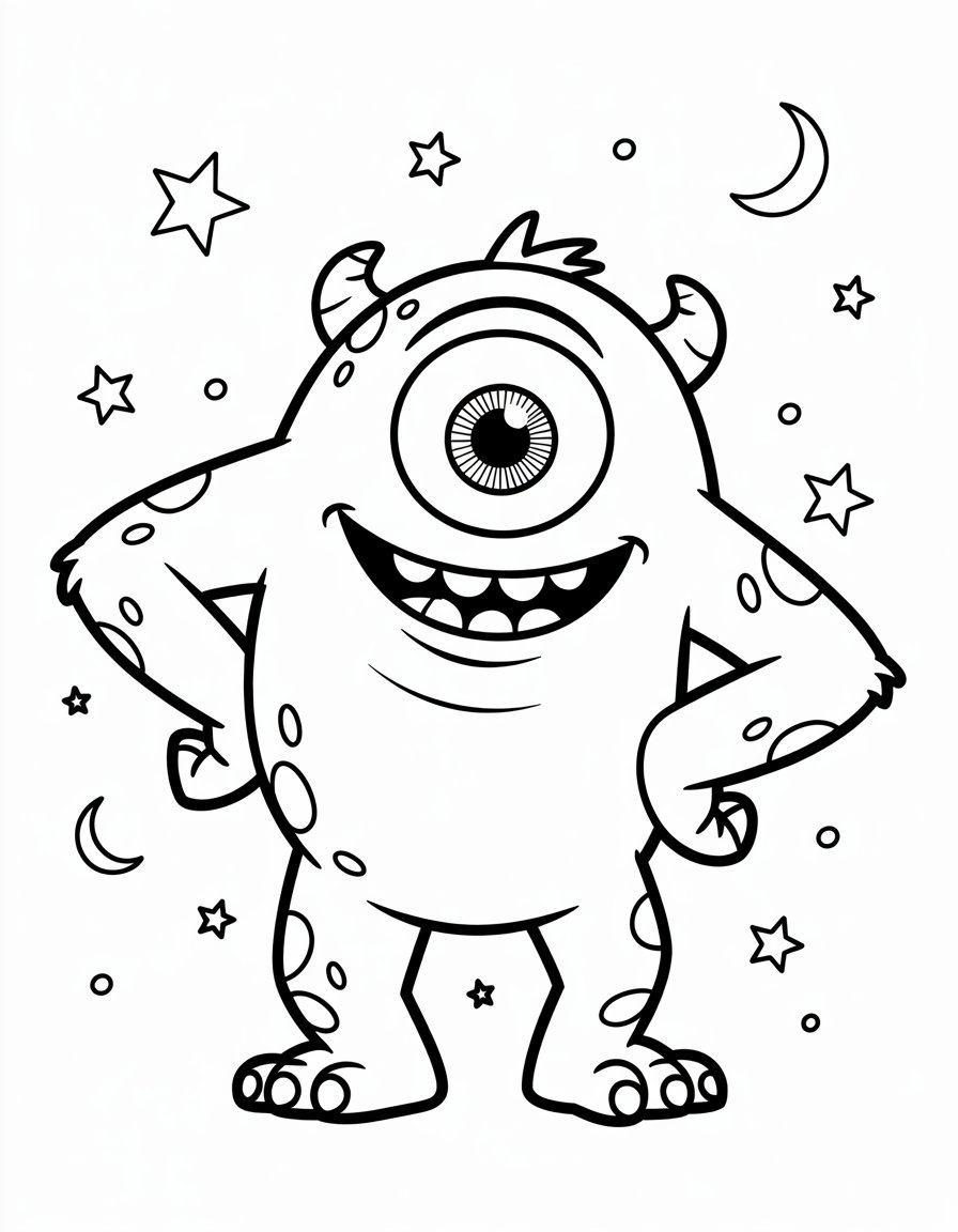 Mike Wazowski's Big Smile