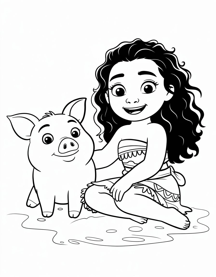 Moana and Pua's Island Fun
