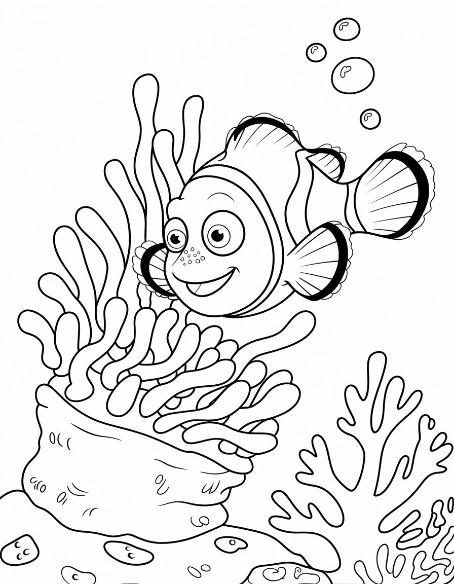 Nemo Swimming Happily