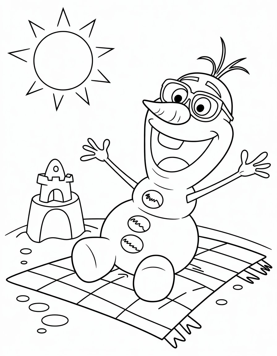 Olaf Dreaming of Summer