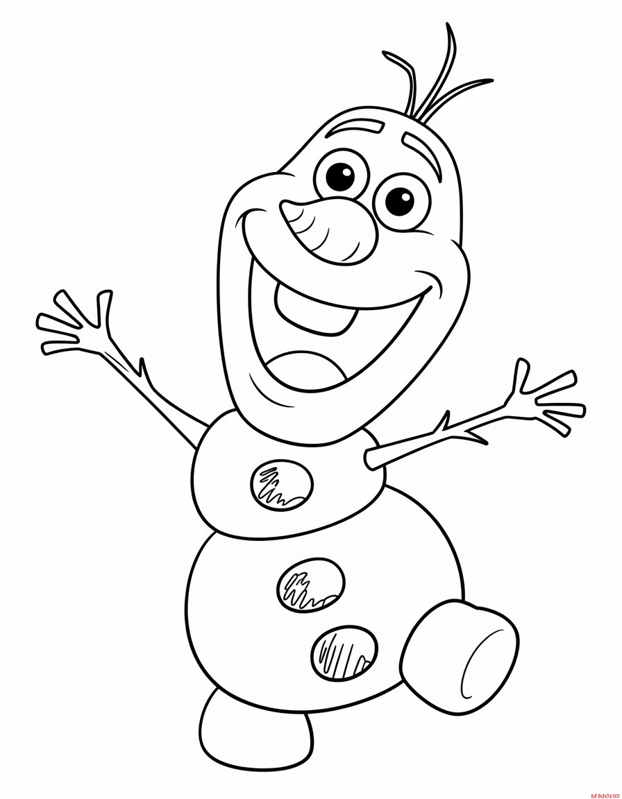 Olaf Ready for Hugs