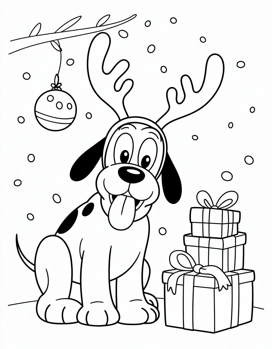 Pluto's Reindeer Christmas