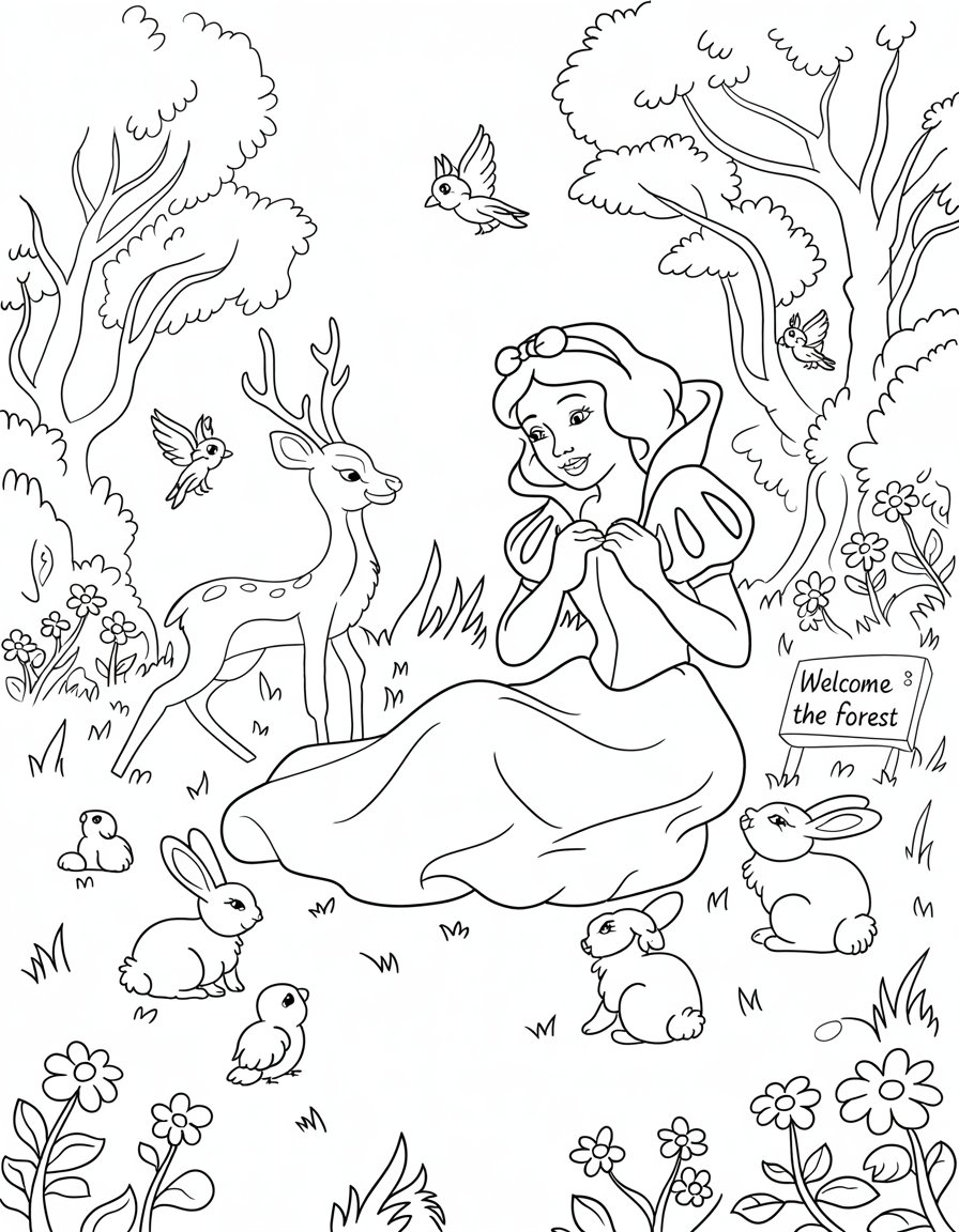 Snow White and Forest Friends