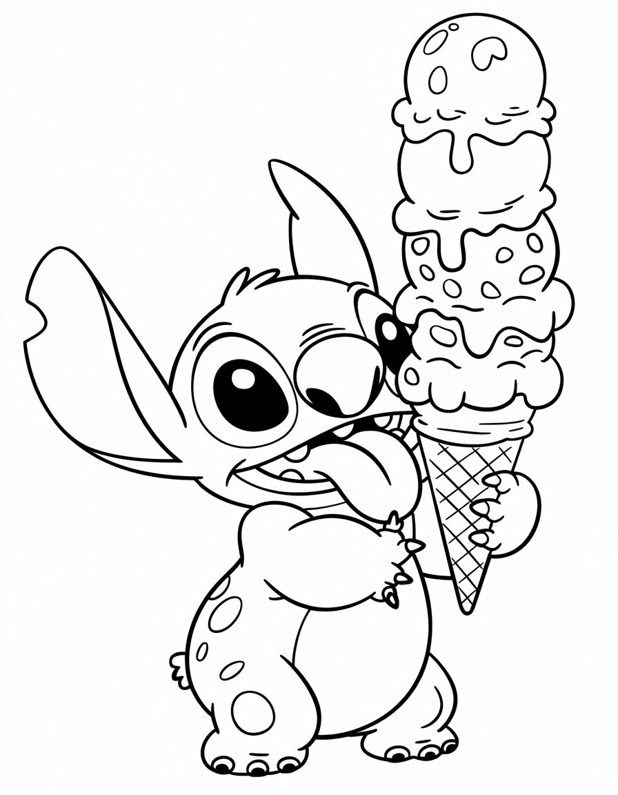Stitch's Ice Cream Treat