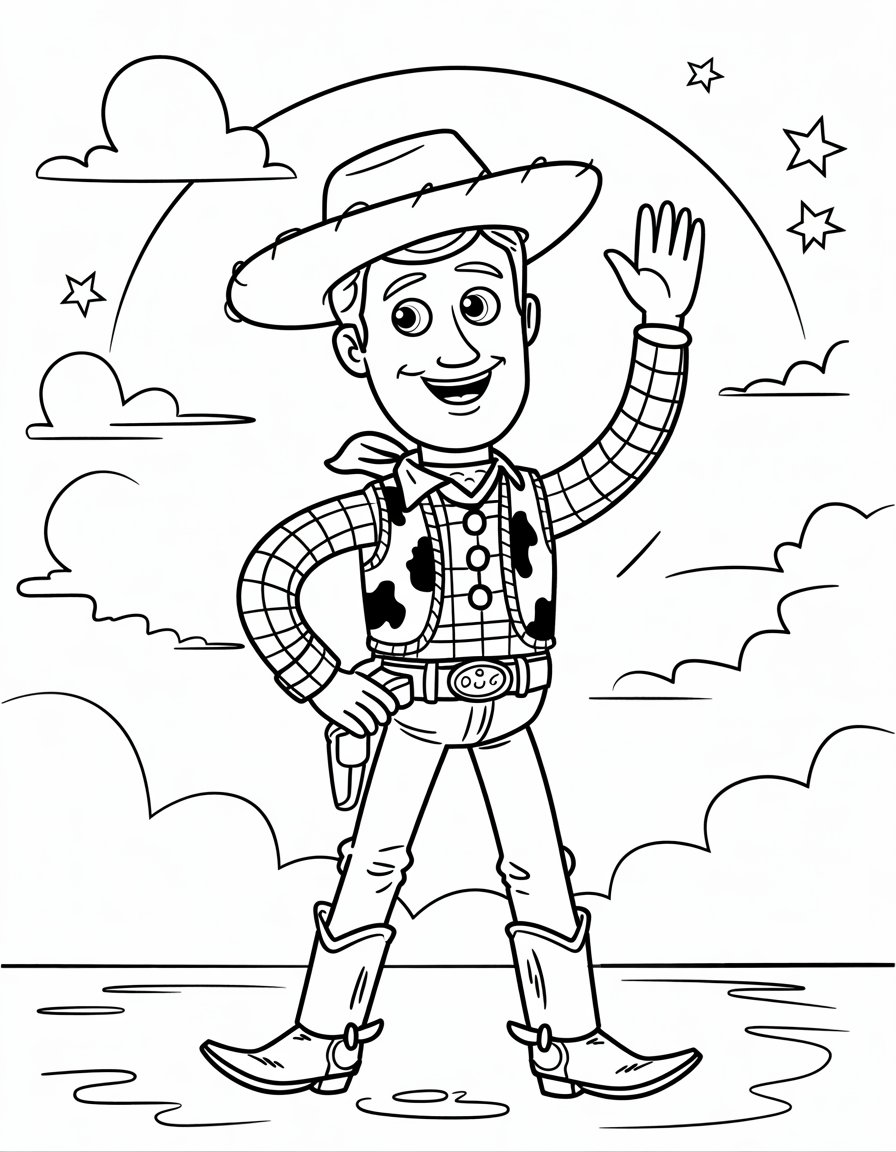 Woody Waving Hello