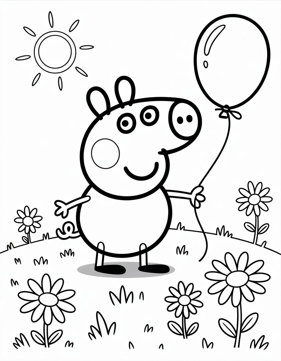 emily elephant coloring page